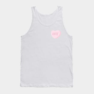 Cute Candy Heart Tank Top